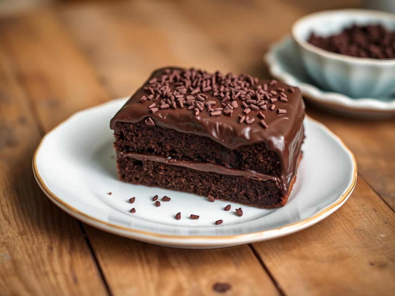 Bolo de Chocolate com Brigadeiro