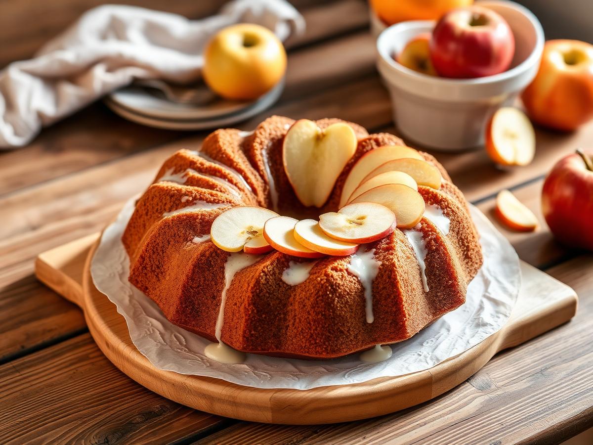 Bolo de Maçã com Canela