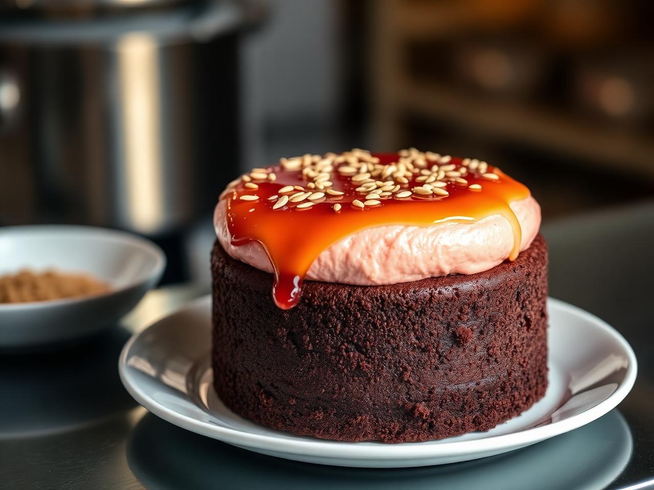 Bolo de Chocolate com Maracujá