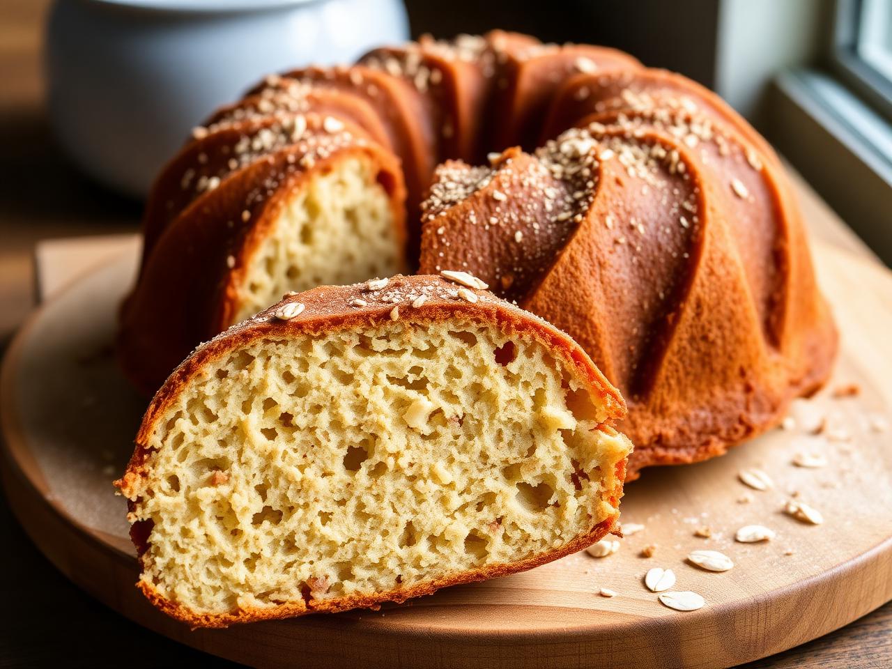 Bolo Fit de Banana e Aveia