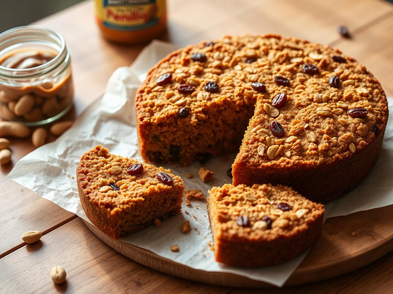 Bolo de Batata-doce com Amendoim