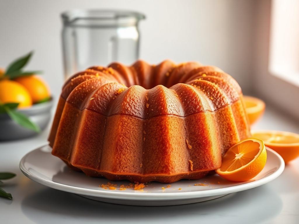 Bolo de Laranja de Liquidificador