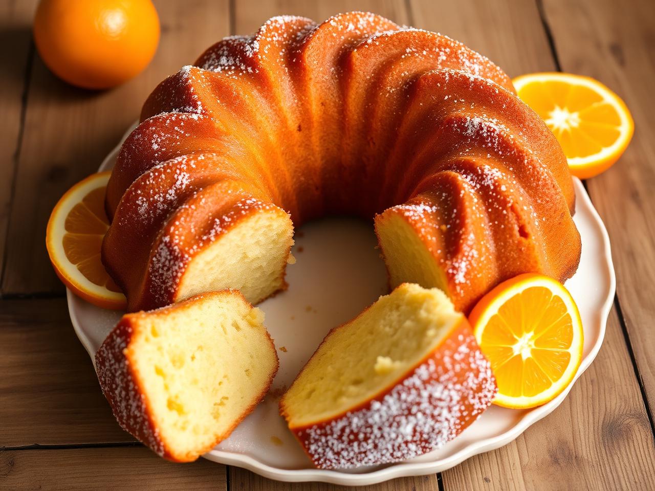 Bolo de Laranja sem Glúten